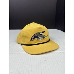 Duck Camp Mallard Hat Yellow Roper SnapBack Trucker Hat Hunting